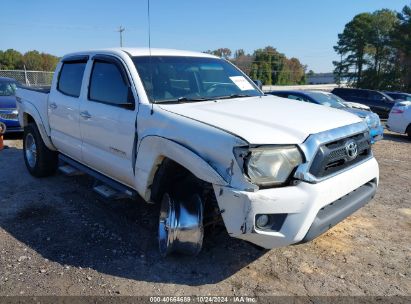 2014 TOYOTA TACOMA DOUBLE CAB White  Gasoline 5TFLU4EN1EX109708 photo #1