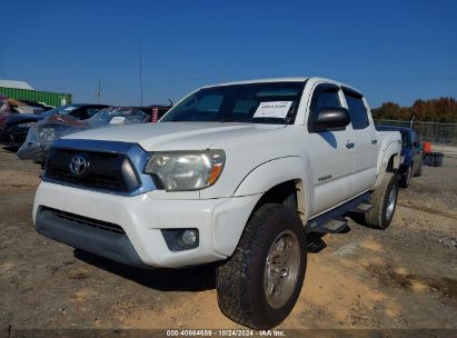 2014 TOYOTA TACOMA DOUBLE CAB White  Gasoline 5TFLU4EN1EX109708 photo #3