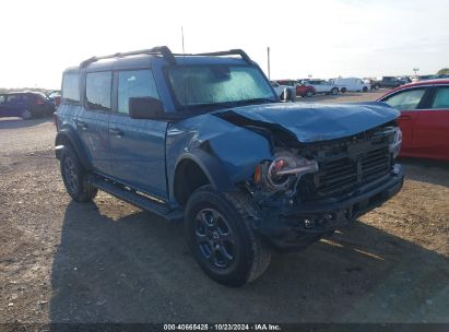 2023 FORD BRONCO BIG BEND Blue  Gasoline 1FMEE5BP4PLC07588 photo #1