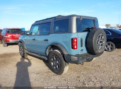 2023 FORD BRONCO BIG BEND Blue  Gasoline 1FMEE5BP4PLC07588 photo #4