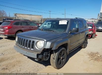 2014 JEEP PATRIOT LATITUDE Gray  Gasoline 1C4NJRFB2ED629646 photo #3