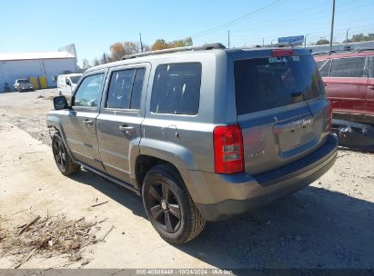 2014 JEEP PATRIOT LATITUDE Gray  Gasoline 1C4NJRFB2ED629646 photo #4