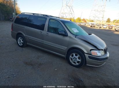 2003 OLDSMOBILE SILHOUETTE PREMIERE Gold  Gasoline 1GHDX13E33D141825 photo #1