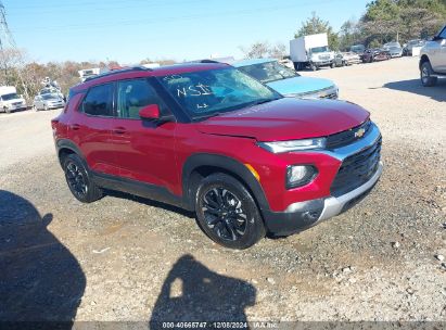 2023 CHEVROLET TRAILBLAZER FWD LT Maroon  Gasoline KL79MPS24PB012649 photo #1