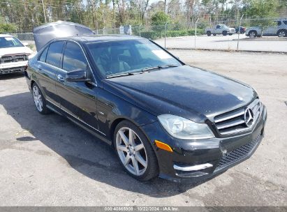 2012 MERCEDES-BENZ C 350 SPORT Black  Gasoline WDDGF5HB6CR219356 photo #1