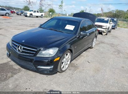 2012 MERCEDES-BENZ C 350 SPORT Black  Gasoline WDDGF5HB6CR219356 photo #3