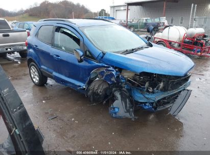 2019 FORD ECOSPORT SE Blue  Gasoline MAJ6S3GL8KC266962 photo #1