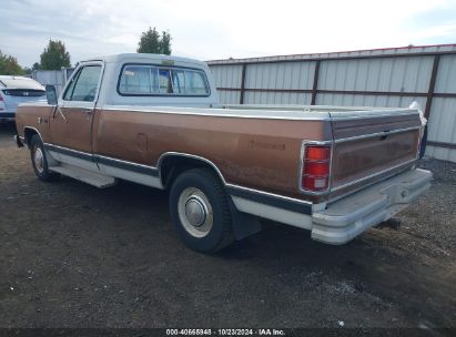 1984 DODGE D-SERIES D200/D250 White  Gasoline 1B7JD24WXES227596 photo #4