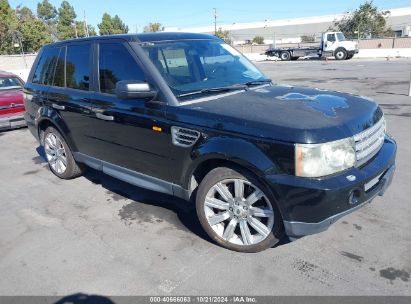 2007 LAND ROVER RANGE ROVER SPORT SUPERCHARGED Black  Gasoline SALSH23447A987257 photo #1