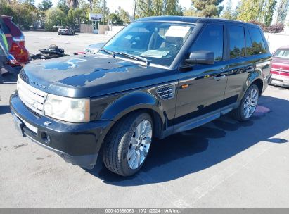 2007 LAND ROVER RANGE ROVER SPORT SUPERCHARGED Black  Gasoline SALSH23447A987257 photo #3