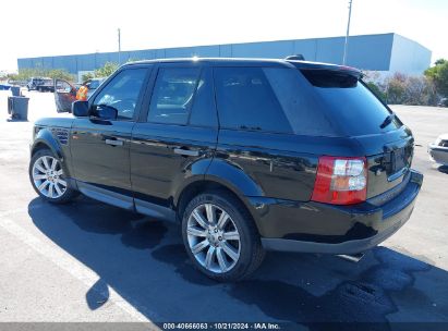 2007 LAND ROVER RANGE ROVER SPORT SUPERCHARGED Black  Gasoline SALSH23447A987257 photo #4