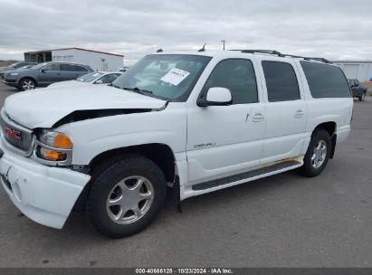 2005 GMC YUKON XL 1500 DENALI White  Gasoline 1GKFK66U65J256697 photo #3