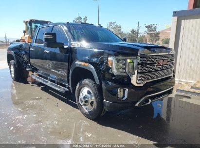 2022 GMC SIERRA 3500HD 4WD  LONG BED DENALI Black  Diesel 1GT49WEY2NF100016 photo #1