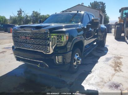 2022 GMC SIERRA 3500HD 4WD  LONG BED DENALI Black  Diesel 1GT49WEY2NF100016 photo #3