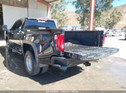 2022 GMC SIERRA 3500HD 4WD  LONG BED DENALI Black  Diesel 1GT49WEY2NF100016 photo #4