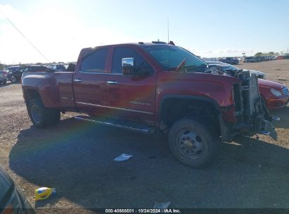 2019 GMC SIERRA 3500HD DENALI Red  Diesel 1GT42WEYXKF249905 photo #1