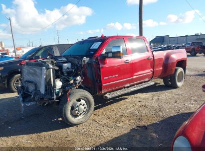 2019 GMC SIERRA 3500HD DENALI Red  Diesel 1GT42WEYXKF249905 photo #3