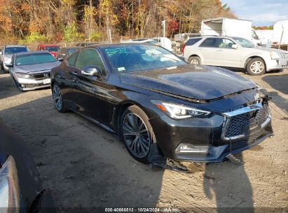 2017 INFINITI Q60 3.0T PREMIUM Black  Gasoline JN1EV7EL6HM554430 photo #1