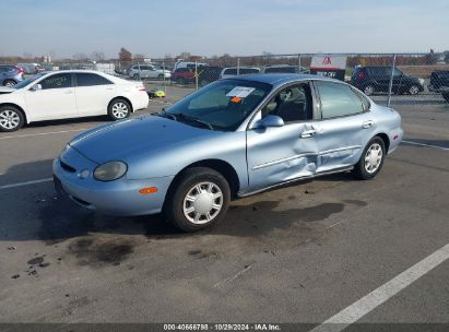 1997 FORD TAURUS GL Light Blue  Gasoline 1FALP52U6VG296345 photo #3