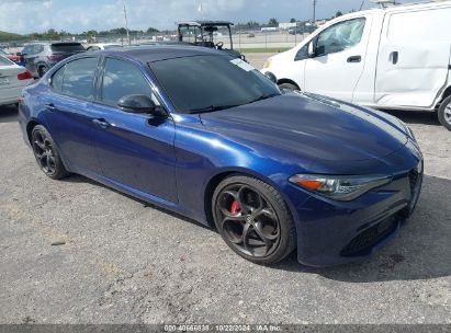 2019 ALFA ROMEO GIULIA TI SPORT RWD Blue  Gasoline ZARFAMBN7K7600893 photo #1