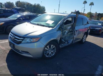 2016 HONDA ODYSSEY EX-L Silver  Gasoline 5FNRL5H65GB118786 photo #3