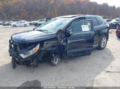 2015 FORD EDGE SEL Black  Gasoline 2FMPK4J86FBB96906 photo #3