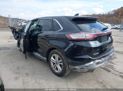 2015 FORD EDGE SEL Black  Gasoline 2FMPK4J86FBB96906 photo #4