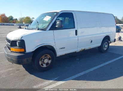 2005 CHEVROLET EXPRESS White  Gasoline 1GCHG35U451145359 photo #3