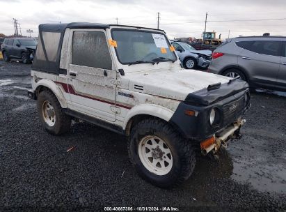 1986 SUZUKI SAMURAI White  Gasoline JS4JC51C8G4128259 photo #1