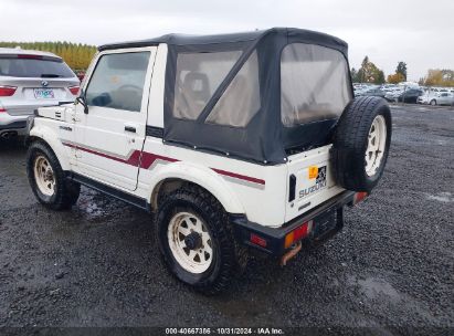 1986 SUZUKI SAMURAI White  Gasoline JS4JC51C8G4128259 photo #4