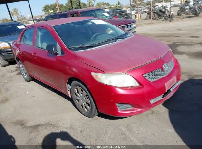 2009 TOYOTA COROLLA Red  Gasoline JTDBL40EX99090978 photo #1