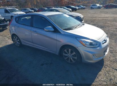 2014 HYUNDAI ACCENT SE Silver  Gasoline KMHCU5AE8EU195303 photo #1