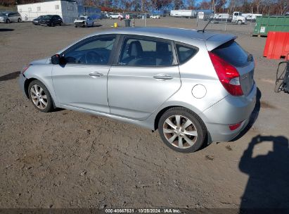 2014 HYUNDAI ACCENT SE Silver  Gasoline KMHCU5AE8EU195303 photo #4