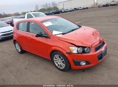 2012 CHEVROLET SONIC 2LT Orange  Gasoline 1G1JC6SH3C4125033 photo #1