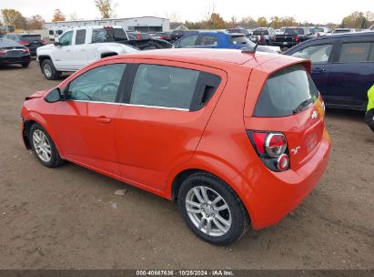 2012 CHEVROLET SONIC 2LT Orange  Gasoline 1G1JC6SH3C4125033 photo #4