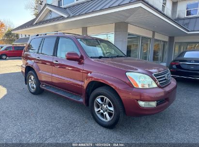 2008 LEXUS GX 470 Burgundy 4dr spor gas JTJBT20X580156388 photo #1