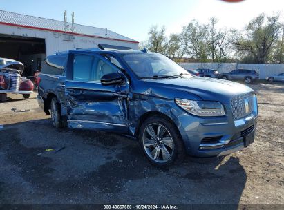 2018 LINCOLN NAVIGATOR L RESERVE Blue  Gasoline 5LMJJ3LT6JEL16265 photo #1