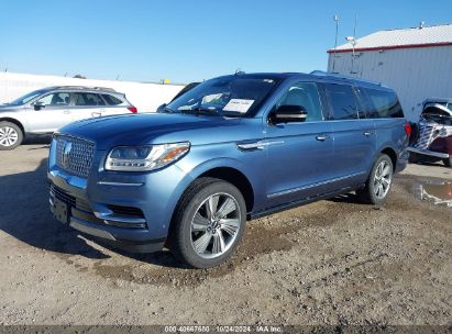 2018 LINCOLN NAVIGATOR L RESERVE Blue  Gasoline 5LMJJ3LT6JEL16265 photo #3