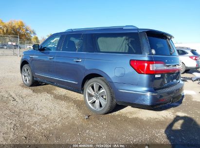 2018 LINCOLN NAVIGATOR L RESERVE Blue  Gasoline 5LMJJ3LT6JEL16265 photo #4