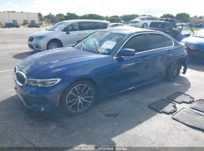 2022 BMW 330I Blue  Gasoline 3MW5R1J02N8C27863 photo #3