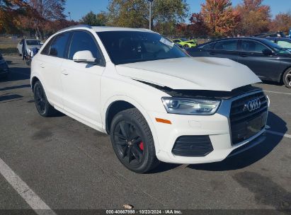 2017 AUDI Q3 2.0T PREMIUM White  Gasoline WA1ECCFS0HR010603 photo #1