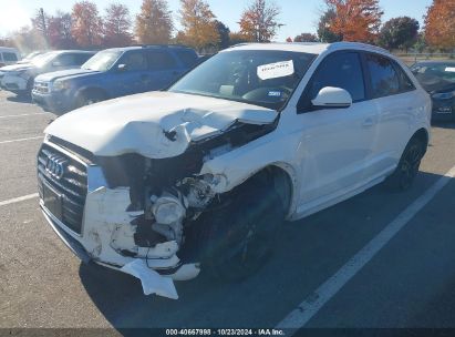 2017 AUDI Q3 2.0T PREMIUM White  Gasoline WA1ECCFS0HR010603 photo #3