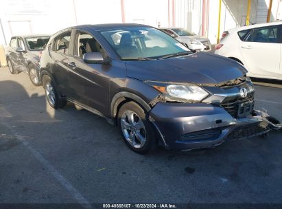 2016 HONDA HR-V LX Gray  Gasoline 3CZRU5H35GM741771 photo #1