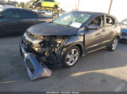 2016 HONDA HR-V LX Gray  Gasoline 3CZRU5H35GM741771 photo #3