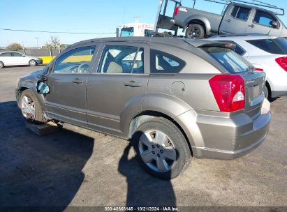 2007 DODGE CALIBER SXT Brown  Gasoline 1B3HB48B17D374387 photo #4