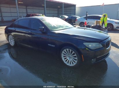 2012 BMW 750LI XDRIVE Black  Gasoline WBAKC8C58CC435919 photo #1