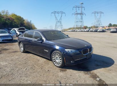 2012 BMW 750LI XDRIVE Dark Blue  Gasoline WBAKC8C50CC435669 photo #1