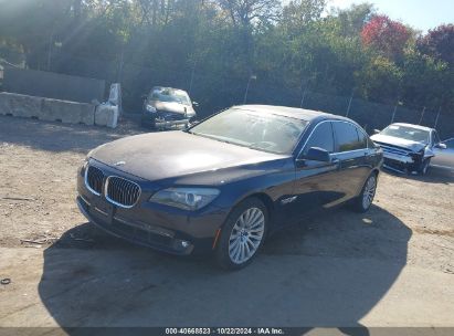 2012 BMW 750LI XDRIVE Dark Blue  Gasoline WBAKC8C50CC435669 photo #3