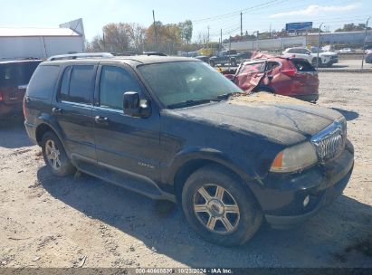 2005 LINCOLN AVIATOR Black  Gasoline 5LMEU88H55ZJ25686 photo #1