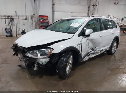 2017 VOLKSWAGEN GOLF ALLTRACK TSI S/TSI SE/TSI SEL White  Gasoline 3VWH17AU2HM535234 photo #3